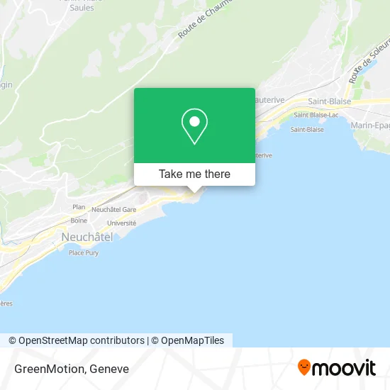 GreenMotion map