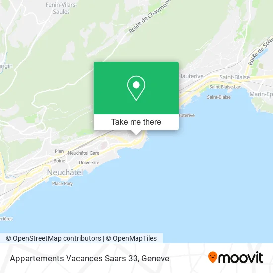 Appartements Vacances Saars 33 map