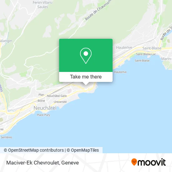 Maciver-Ek Chevroulet map