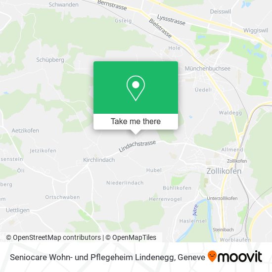 Seniocare Wohn- und Pflegeheim Lindenegg map