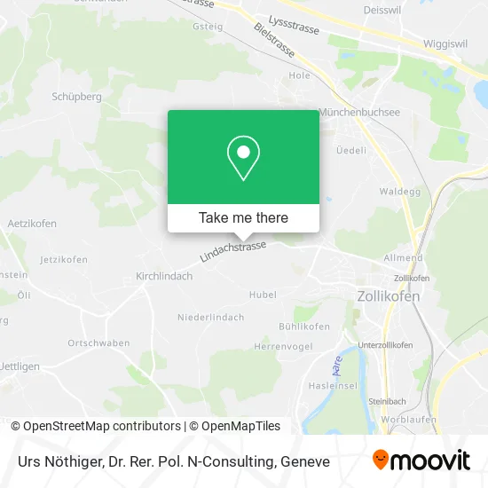 Urs Nöthiger, Dr. Rer. Pol. N-Consulting map