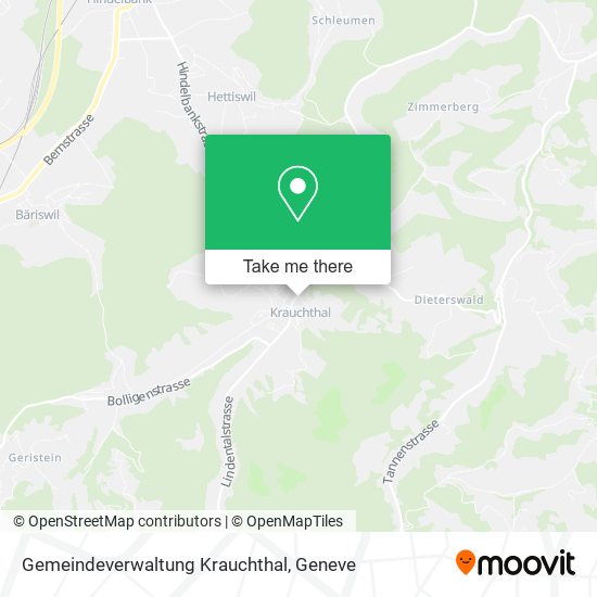 Gemeindeverwaltung Krauchthal map