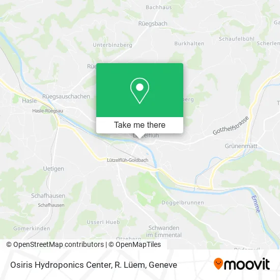 Osiris Hydroponics Center, R. Lüem map