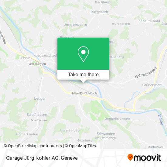 Garage Jürg Kohler AG map