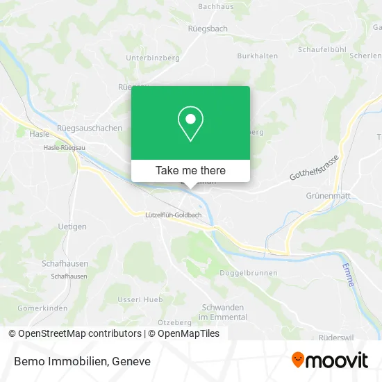 Bemo Immobilien map