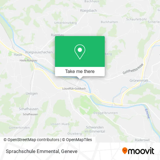 Sprachschule Emmental map