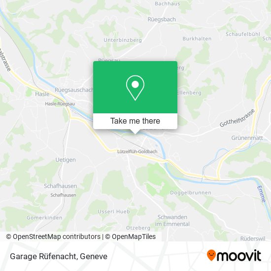 Garage Rüfenacht map