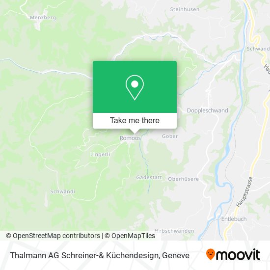 Thalmann AG Schreiner-& Küchendesign map
