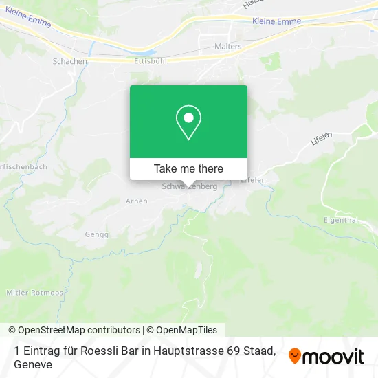 1 Eintrag für Roessli Bar in Hauptstrasse 69 Staad plan