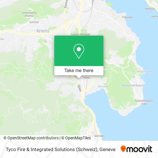 Tyco Fire & Integrated Solutions (Schweiz) map