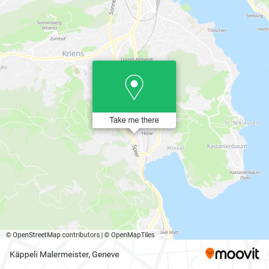 Käppeli Malermeister map