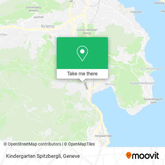 Kindergarten Spitzbergli map