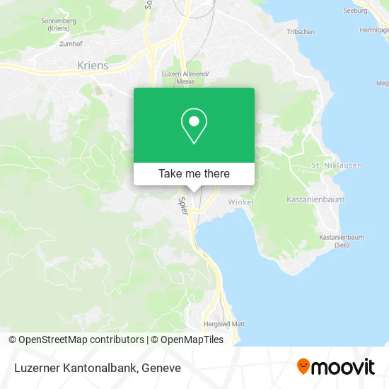 Luzerner Kantonalbank map