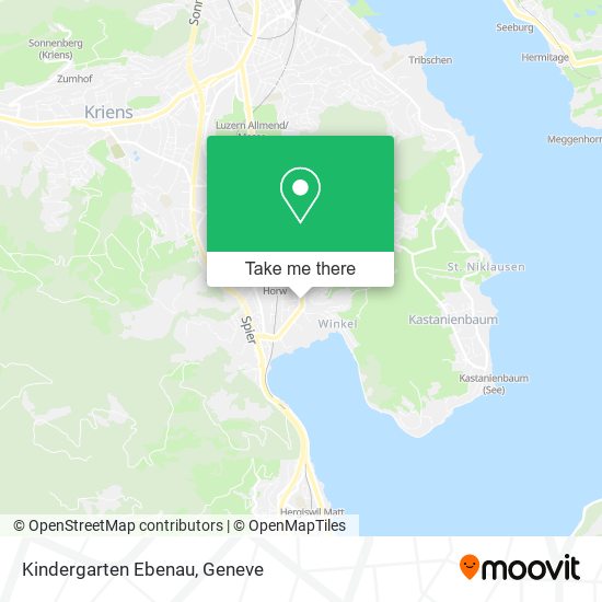 Kindergarten Ebenau map