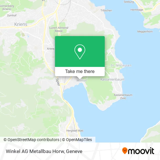 Winkel AG Metallbau Horw map