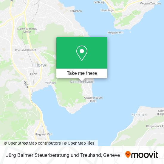 Jürg Balmer Steuerberatung und Treuhand map