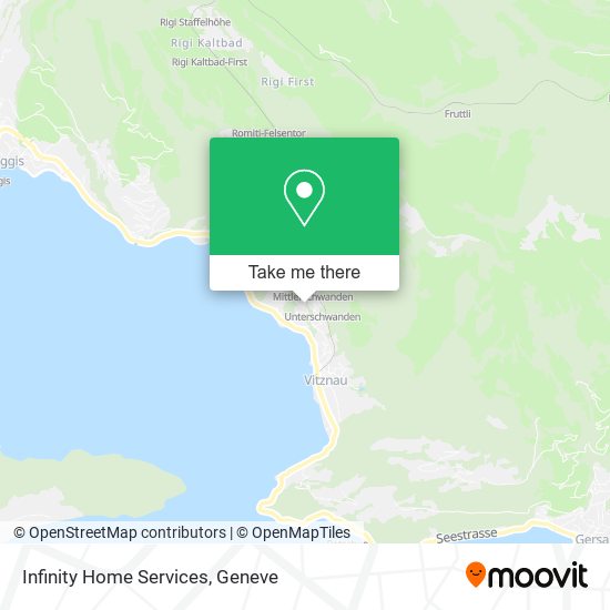 Infinity Home Services map