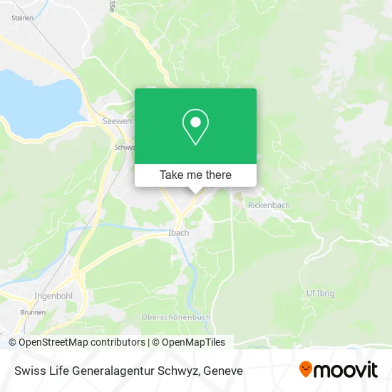 Swiss Life Generalagentur Schwyz map