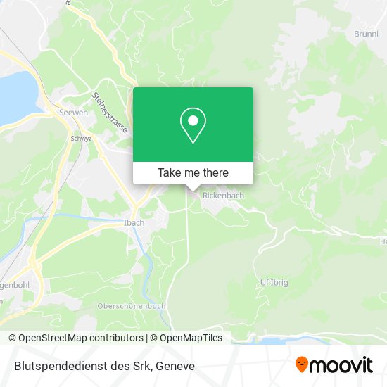 Blutspendedienst des Srk map