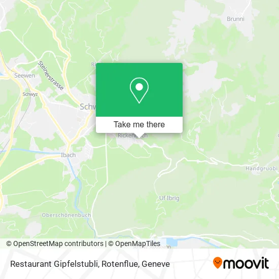 Restaurant Gipfelstubli, Rotenflue map