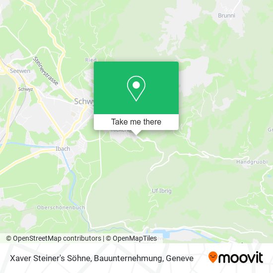 Xaver Steiner's Söhne, Bauunternehmung map