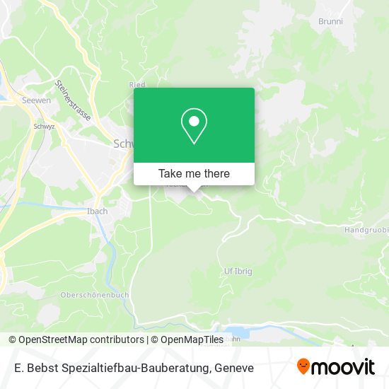 E. Bebst Spezialtiefbau-Bauberatung plan