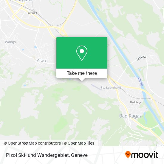 Pizol Ski- und Wandergebiet map