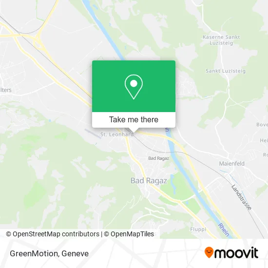 GreenMotion map