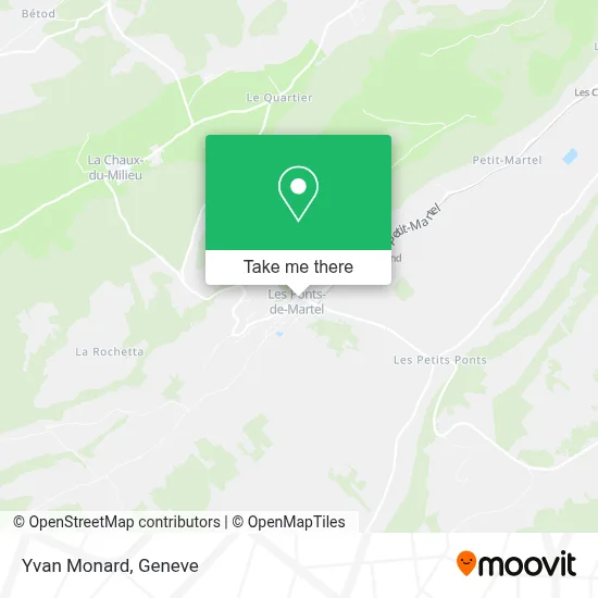 Yvan Monard map