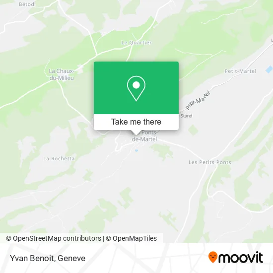 Yvan Benoit map