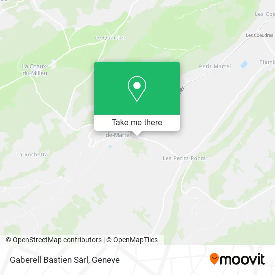 Gaberell Bastien Sàrl map