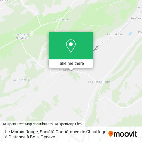 Le Marais-Rouge, Société Coopérative de Chauffage à Distance à Bois map