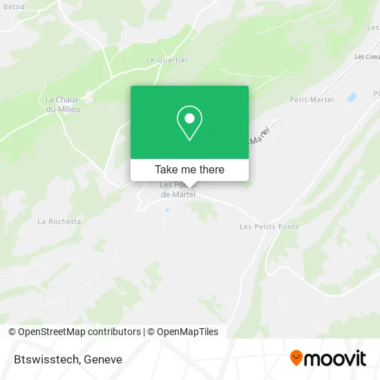 Btswisstech map