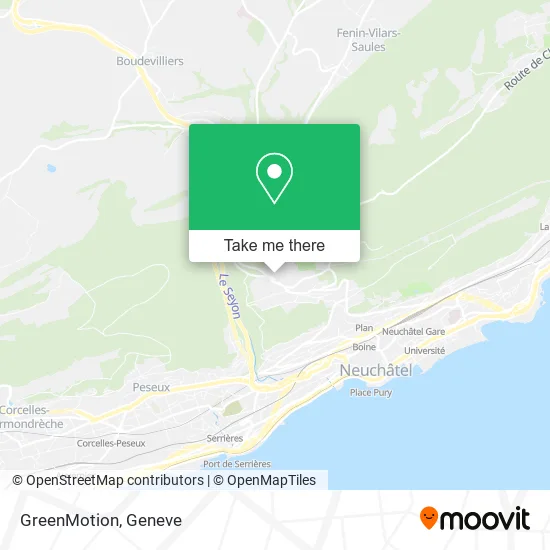 GreenMotion map