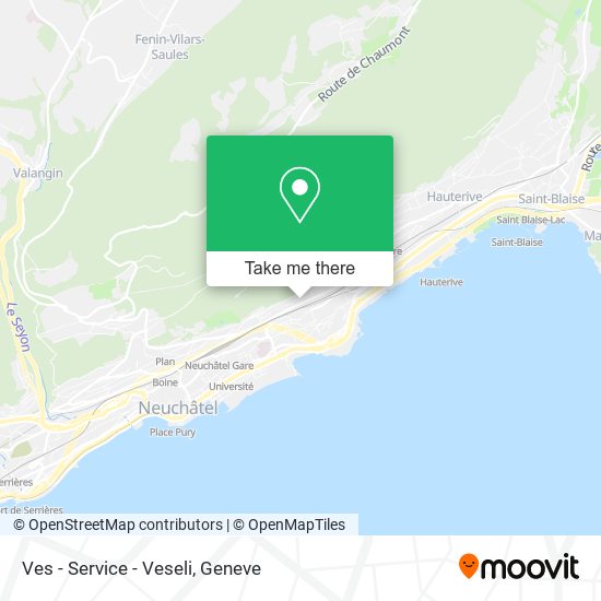 Ves - Service - Veseli map