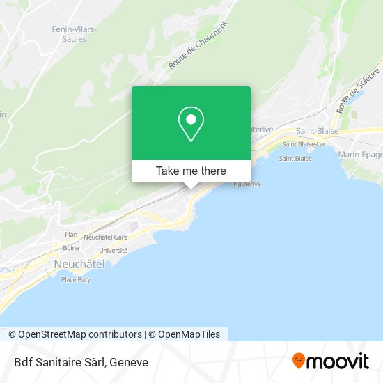 Bdf Sanitaire Sàrl map