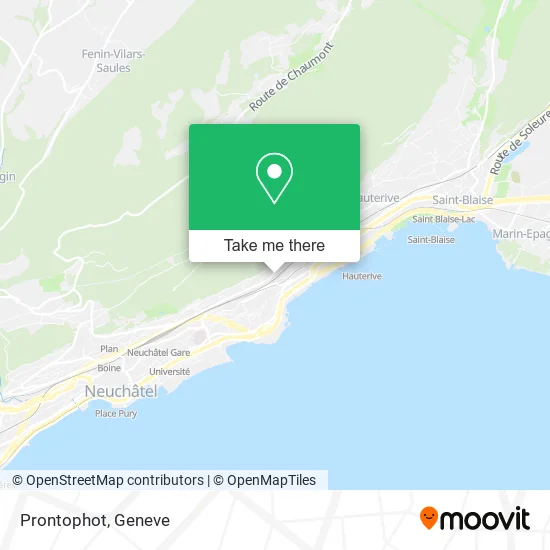 Prontophot map