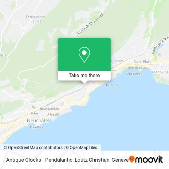 Antique Clocks - Pendulantic, Loutz Christian map