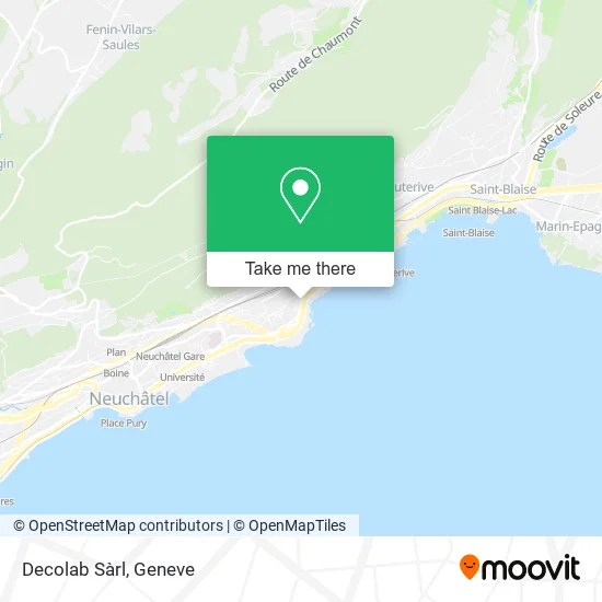 Decolab Sàrl map