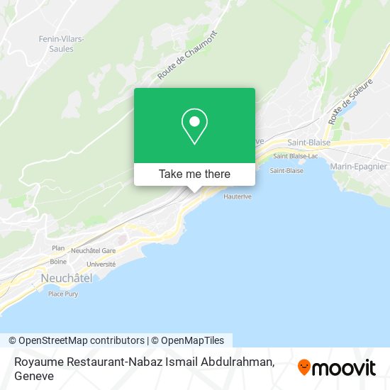 Royaume Restaurant-Nabaz Ismail Abdulrahman map