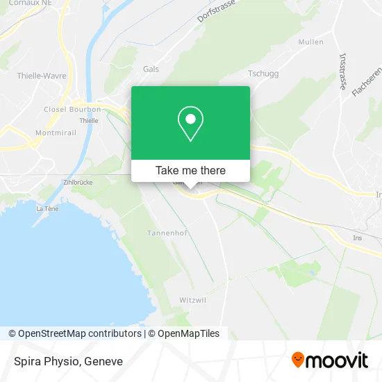 Spira Physio map