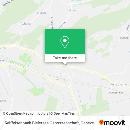 Raiffeisenbank Bielersee Genossenschaft map