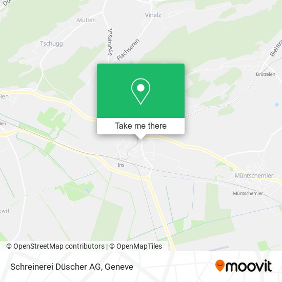 Schreinerei Düscher AG map