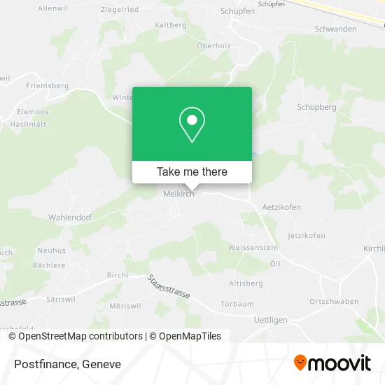 Postfinance map