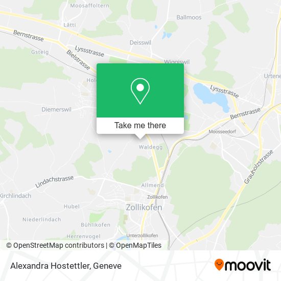 Alexandra Hostettler map