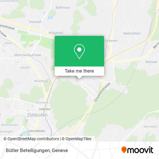 Bütler Beteiligungen map