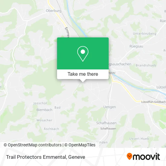 Trail Protectors Emmental map