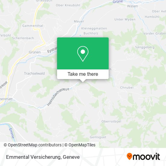 Emmental Versicherung map