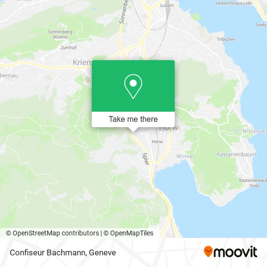 Confiseur Bachmann map