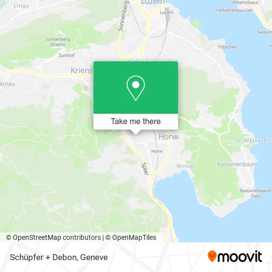 Schüpfer + Debon map